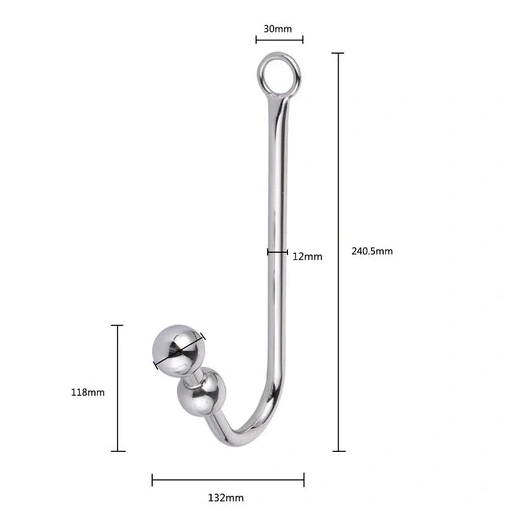 Beaded and Hook Collar Anal 5334 with Cuffs Elegant 1006